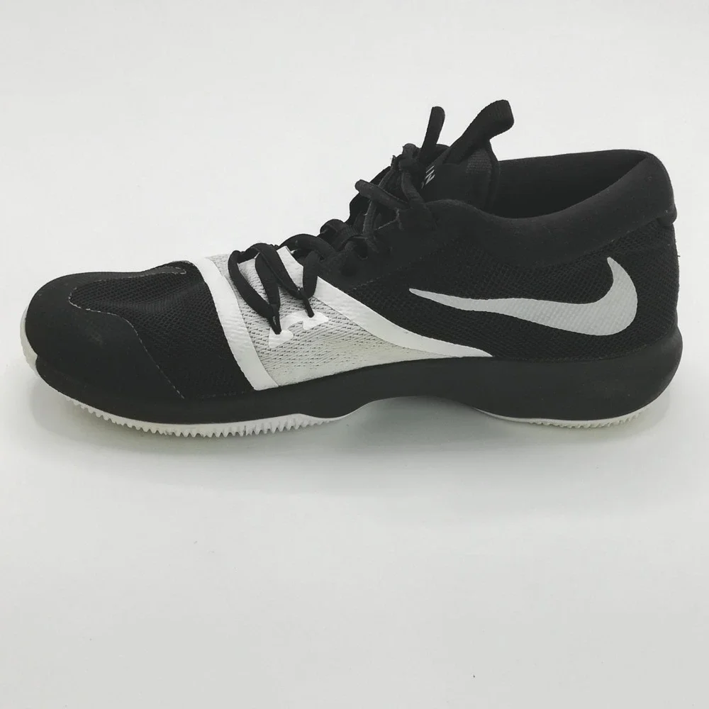 Nike Shoes Boys Sneaker Zoom‎ Assersion Basketball Black White Youth 6.5Y